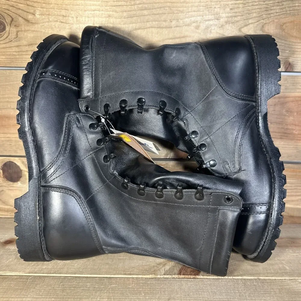 Mens Size 10.5 Corcoran Black Leather 1525 Field Jump  Black Leather Boots USA